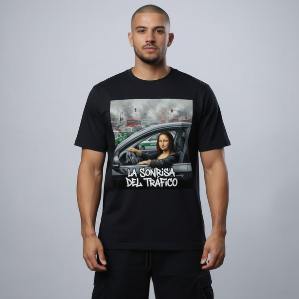 Playera cuello redondo: La sonrisa del tráfico (+ 4,000 BOLETOS)